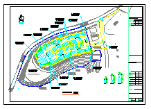 停车场施工图、铺装、大样、排水渠、生态停车位规划图-图一