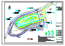 停车场施工图、铺装、大样、排水渠、生态停车位规划图-图二