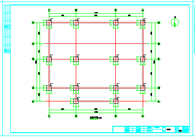 新农村二层钢结构别墅建筑cad施工图纸（标注详细）-图二