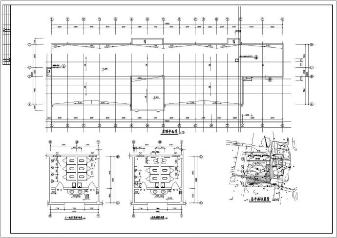 某综合办公楼建筑设计CAD图纸_图1