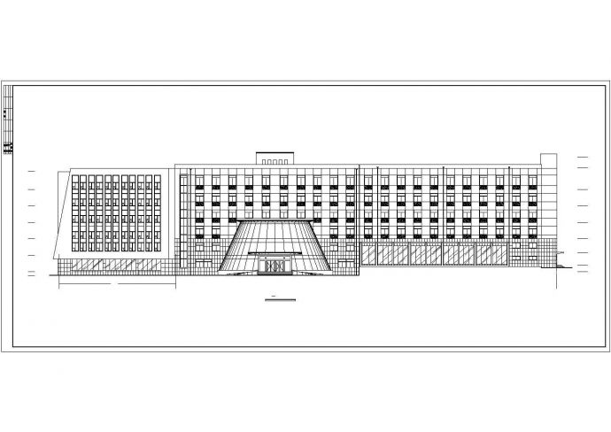 某工厂综合楼建筑设计全套CAD图纸_图1