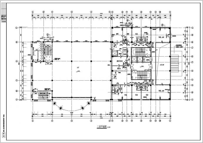 总工会综合楼建筑设计CAD图_图1
