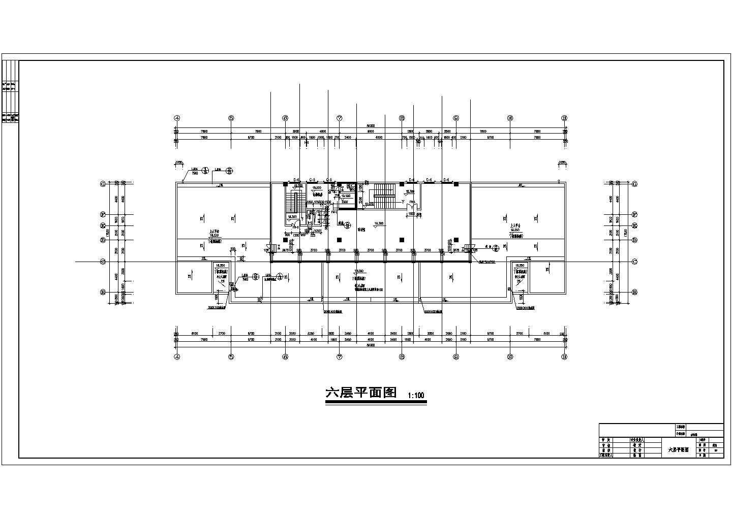 综合办公楼建筑设计全套CAD图