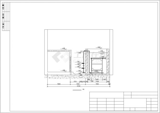 某网球中心MBR污水处理系统设计施工方案CAD图纸-图一
