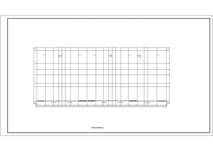 某二层底商住宅楼CAD框架结构设计方案图_图1