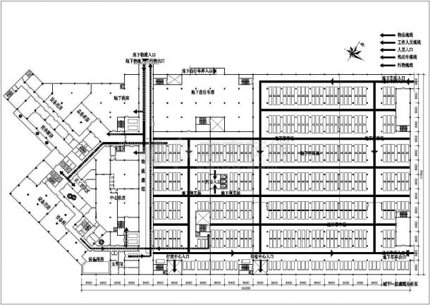 某市区医疗机构大楼建筑设计施工方案CAD图纸-图一