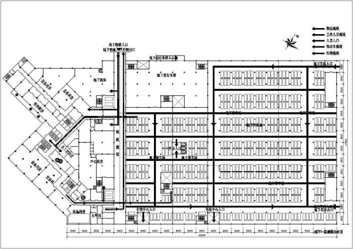 某市区医疗机构大楼建筑设计施工方案CAD图纸_图1