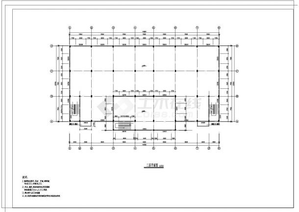 某集团员工宿舍建筑CAD设计构造施工图-图二