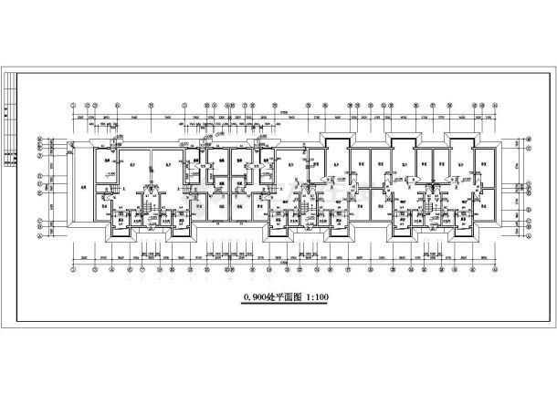 某焦作市节能住宅楼CAD大样设计建筑图-图一