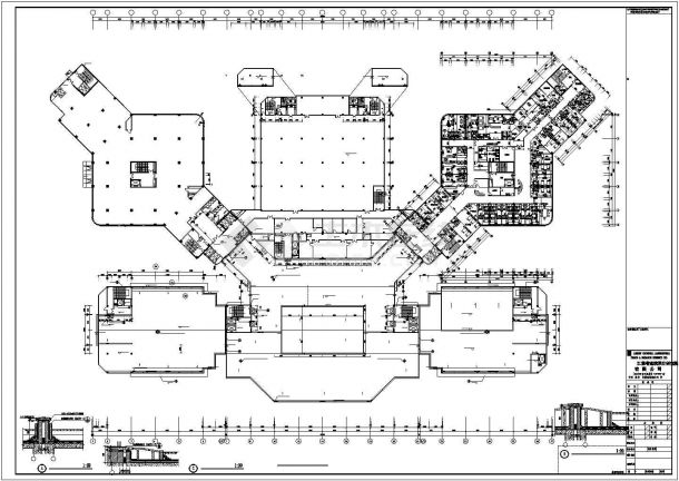 某市区大型医疗机构建筑设计施工方案CAD图纸-图二