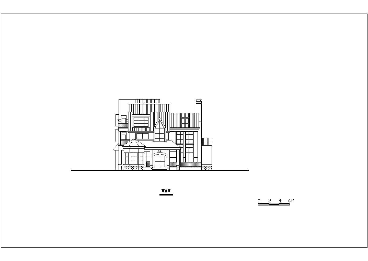 某现代风格别墅经典户型设计方案CAD图纸