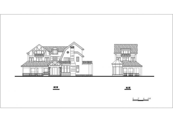 某现代私人别墅经典户型方案设计CAD图纸_图1