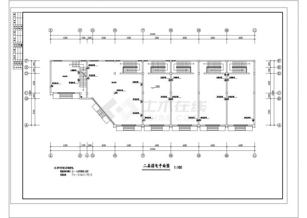 沿街商业楼空调插座箱系统图-图一