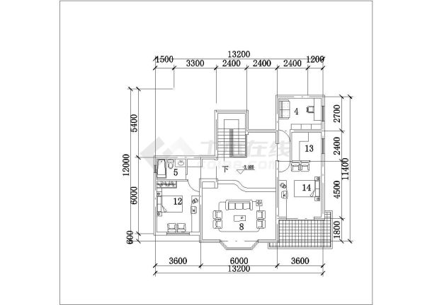 某经济开发区商务欧式别墅建筑全套设计方案CAD图纸-图一