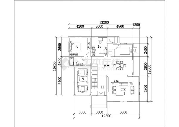 某经济区商业欧式别墅建筑全套设计方案CAD图纸-图一