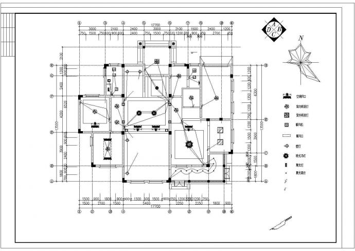 某市区整套欧式别墅设计装修设计方案CAD图纸_图1