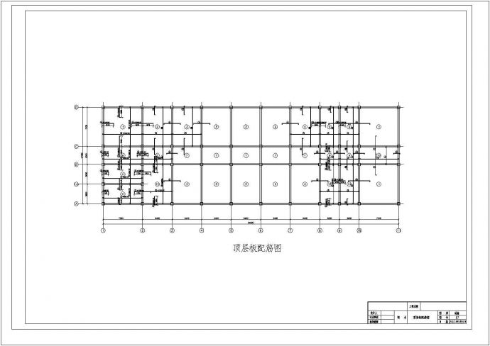 六层现浇钢筋混凝土框架结构中学教学楼建筑结构全套施工图CAD图纸_图1
