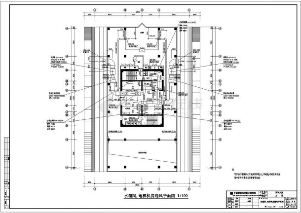 重庆某四十二层国际城建筑施工图25-图一