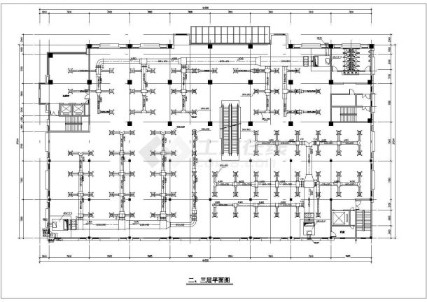 小型商业办公综合楼空调自控系统设计施工图-图二