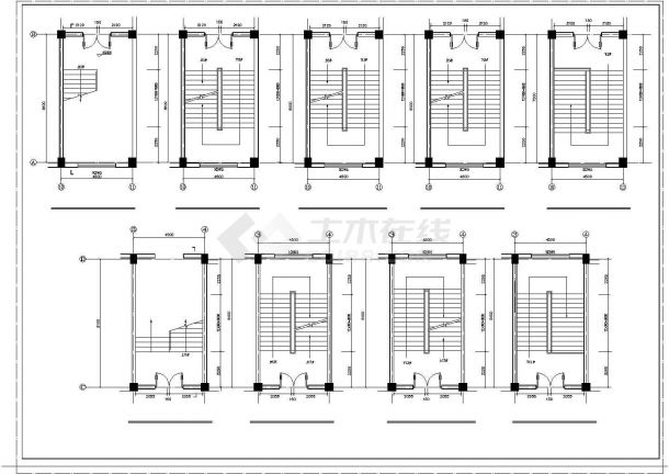 某五层框架结构教学楼建筑结构毕业设计（含计算书建筑图结构图等）-图一