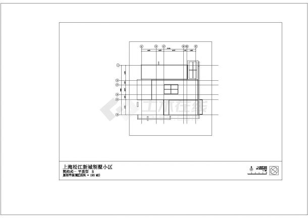 某地区高级装修风格别墅建筑设计方案CAD图纸-图一