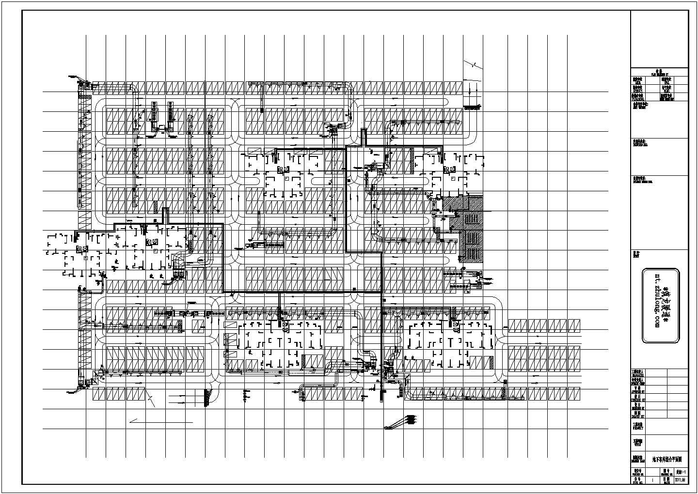 [天津]住宅楼暖通设计施工图,含采暖设计施工说明