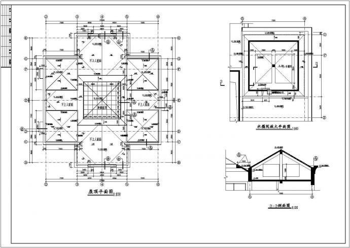 某小区会所建筑CAD设计大样完整施工图_图1