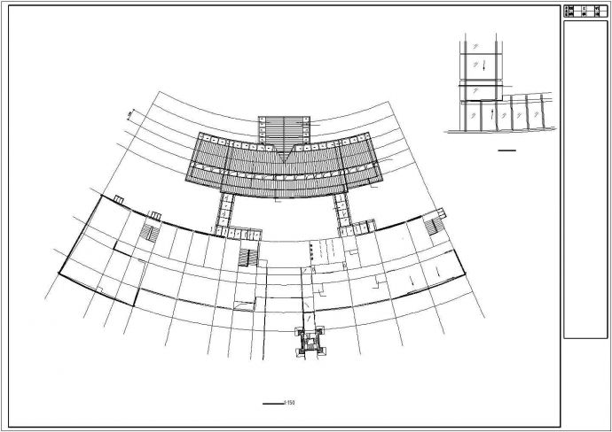 2400平米左右2层框架结构商务会所全套平立剖面设计CAD图纸_图1