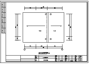 某市单层砖混结构公厕建筑结构施工cad图_公厕施工-图一