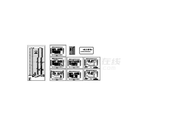 [天津]高层住宅区采暖通风施工图,含暖通设计施工说明-图二