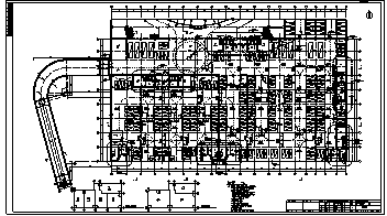 某市体育中心网球场地下室施工cad图_网球场地下室施工-图一