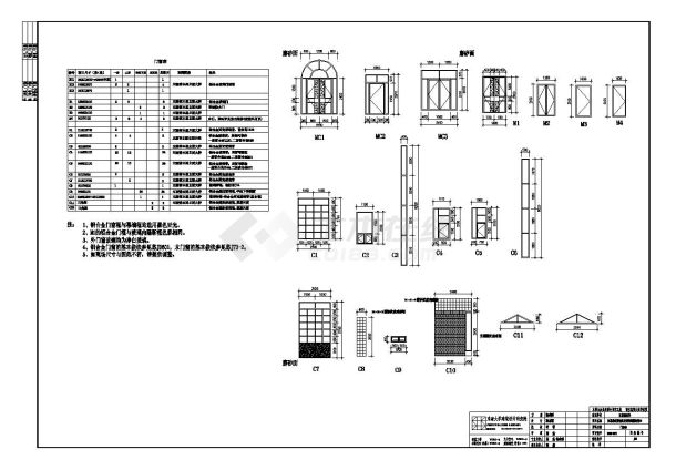 [江苏]简欧风格近代史博物馆建筑设计施工cad图纸-图二