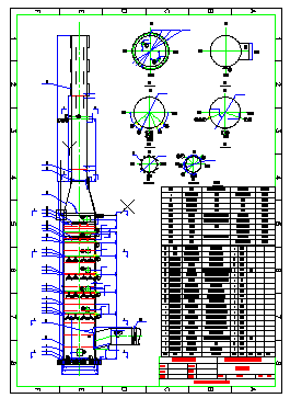 脱硫塔设计图 系统图详细施工图-图二