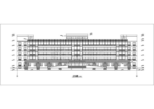 某地区办公楼建筑设计方案图-图一