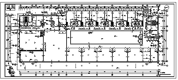 机场综合楼设计_某市五层白云机场综合楼建筑施工cad图(含效果图)_图1