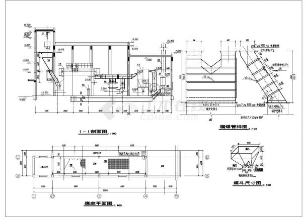 某热水锅炉房设计cad全套施工图（含设计说明）-图二