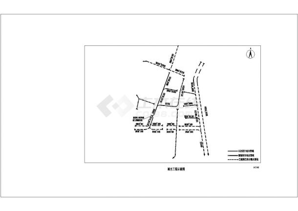 [安徽]市政道路雨污水工程建筑设计施工图-图一