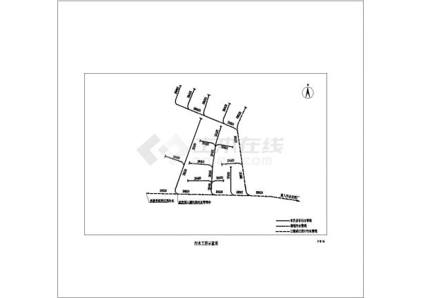 [安徽]市政道路雨污水工程建筑设计施工图-图二