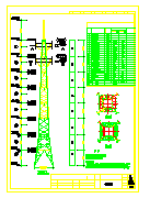 广东某移动通信基站40米铁塔结构图纸_图1