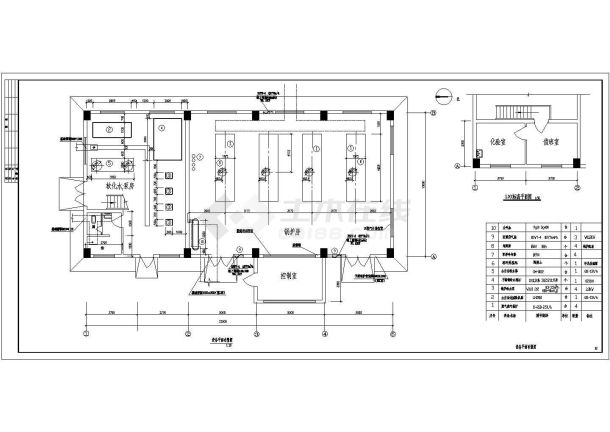 某地蒸汽锅炉房建筑CAD图-图二