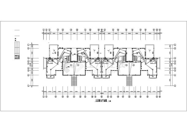 某地上五层住宅电气设计CAD图纸，共12张-图一