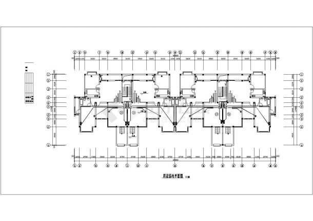 某地上五层住宅电气设计CAD图纸，共12张-图二