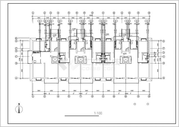 苏州市畅和园小区7层框架结构住宅楼全套给排水设计CAD图纸-图二