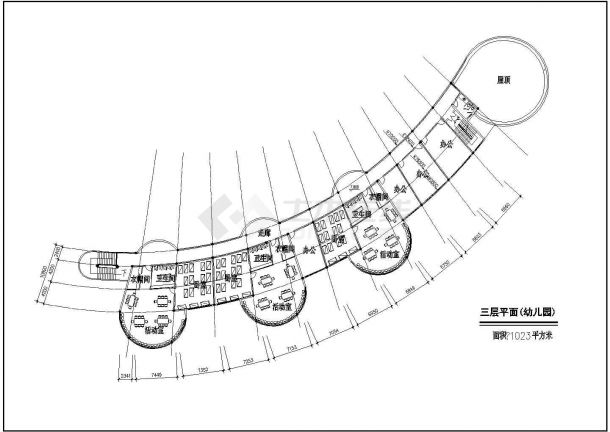 某高级会所综合楼建筑CAD设计详细图-图二