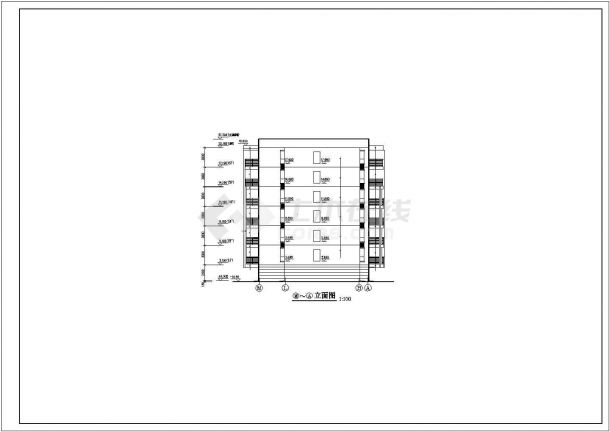 【苏州】某7层住宅楼全套建筑施工设计cad图(含建筑设计总说明)-图二