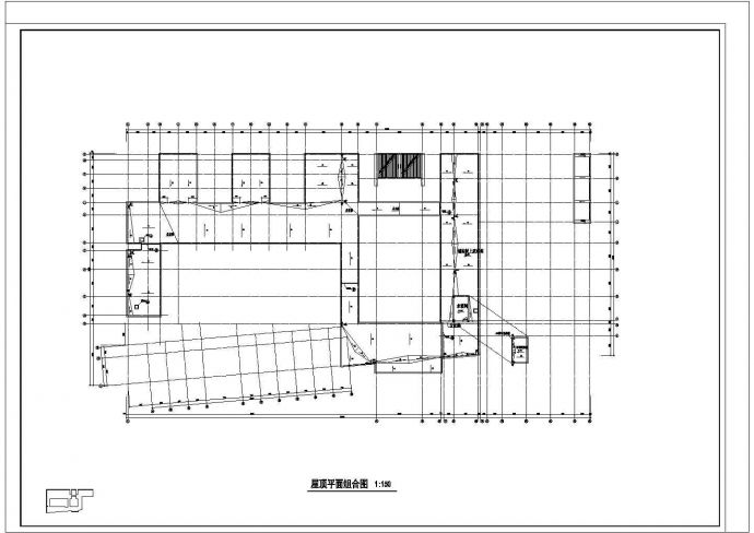 某社区公立小学教学楼建筑平面设计施工方案CAD图纸_图1