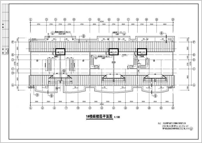 【苏州】带阁楼住宅楼全套建筑施工设计cad图(含首层平面图)_图1