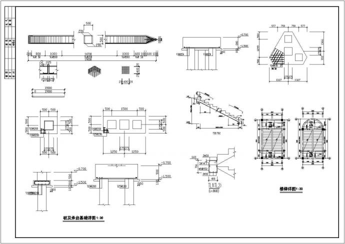 某公立幼儿园结构CAD全套详细设计_图1