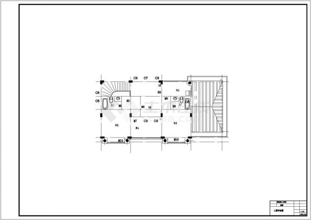245平米2层框架结构欧式风格单体别墅平立剖面设计CAD图纸-图一