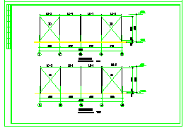 钢结构活动板房建筑设计CAD施工图-图一